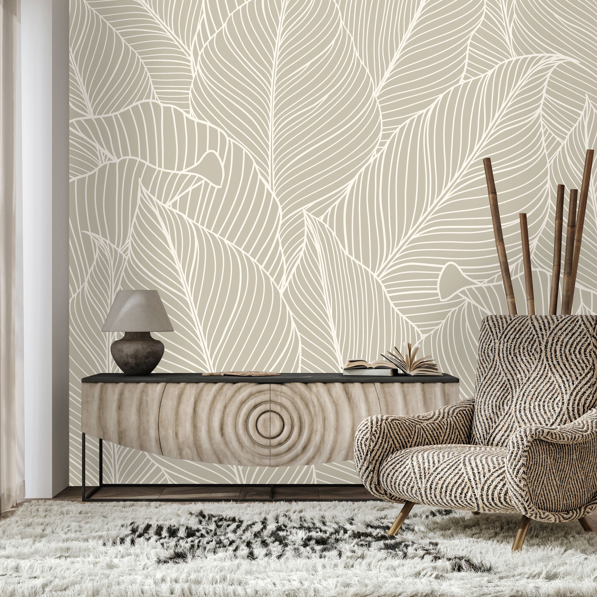 Whispher Of Leaves Mural