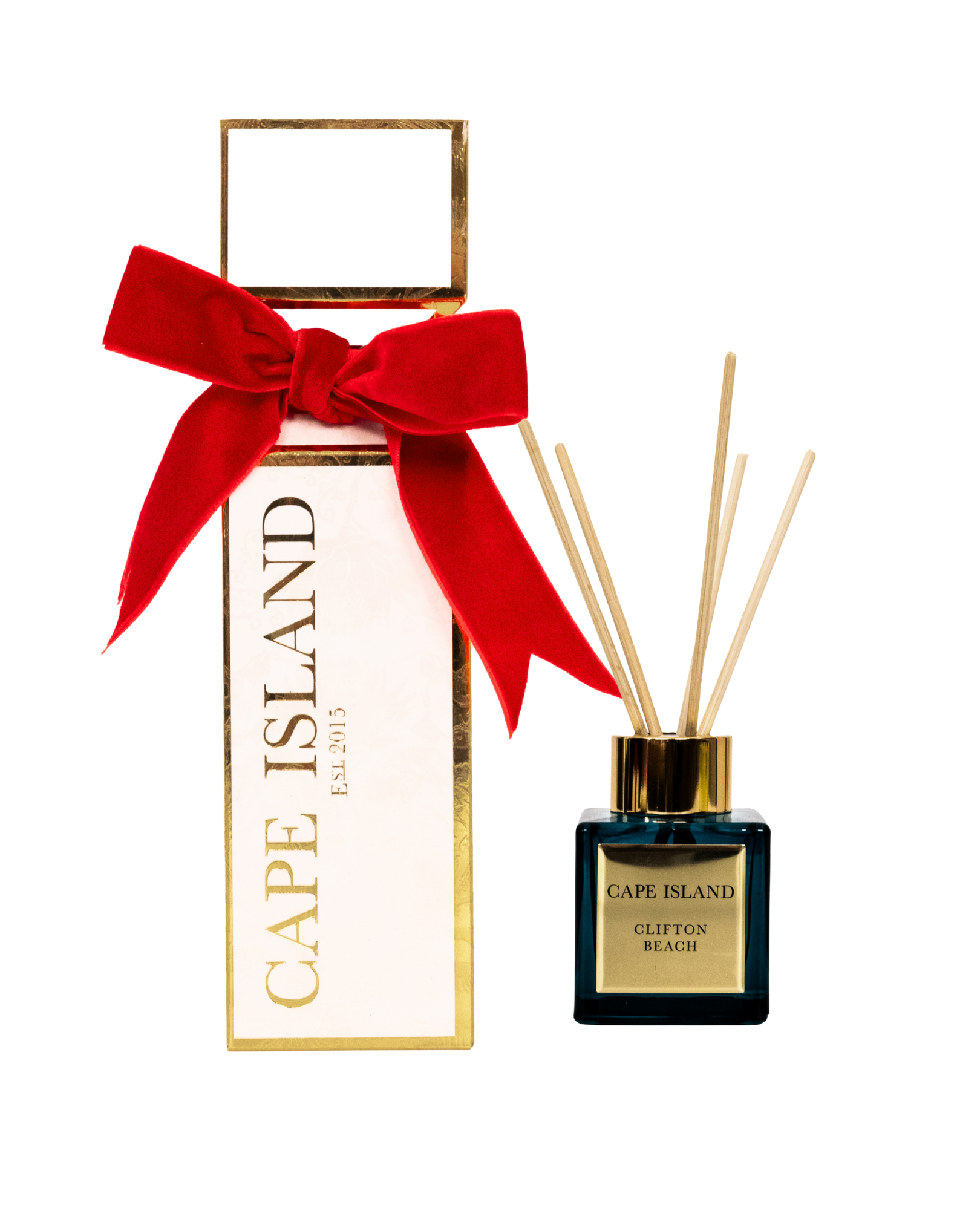 White Cracker with mini diffuser-50ml - Set of 4