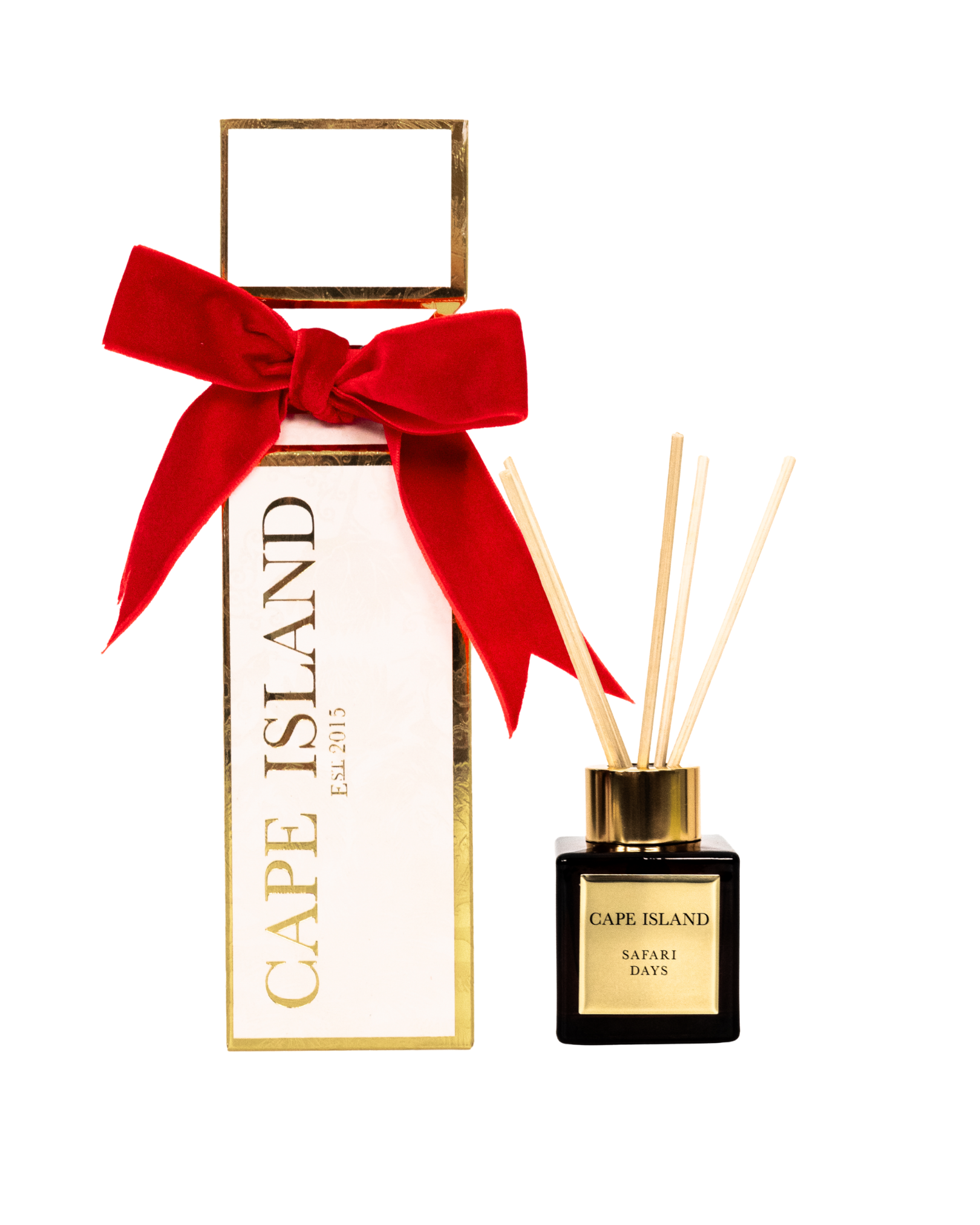 White Cracker with mini diffuser-50ml - Set of 4