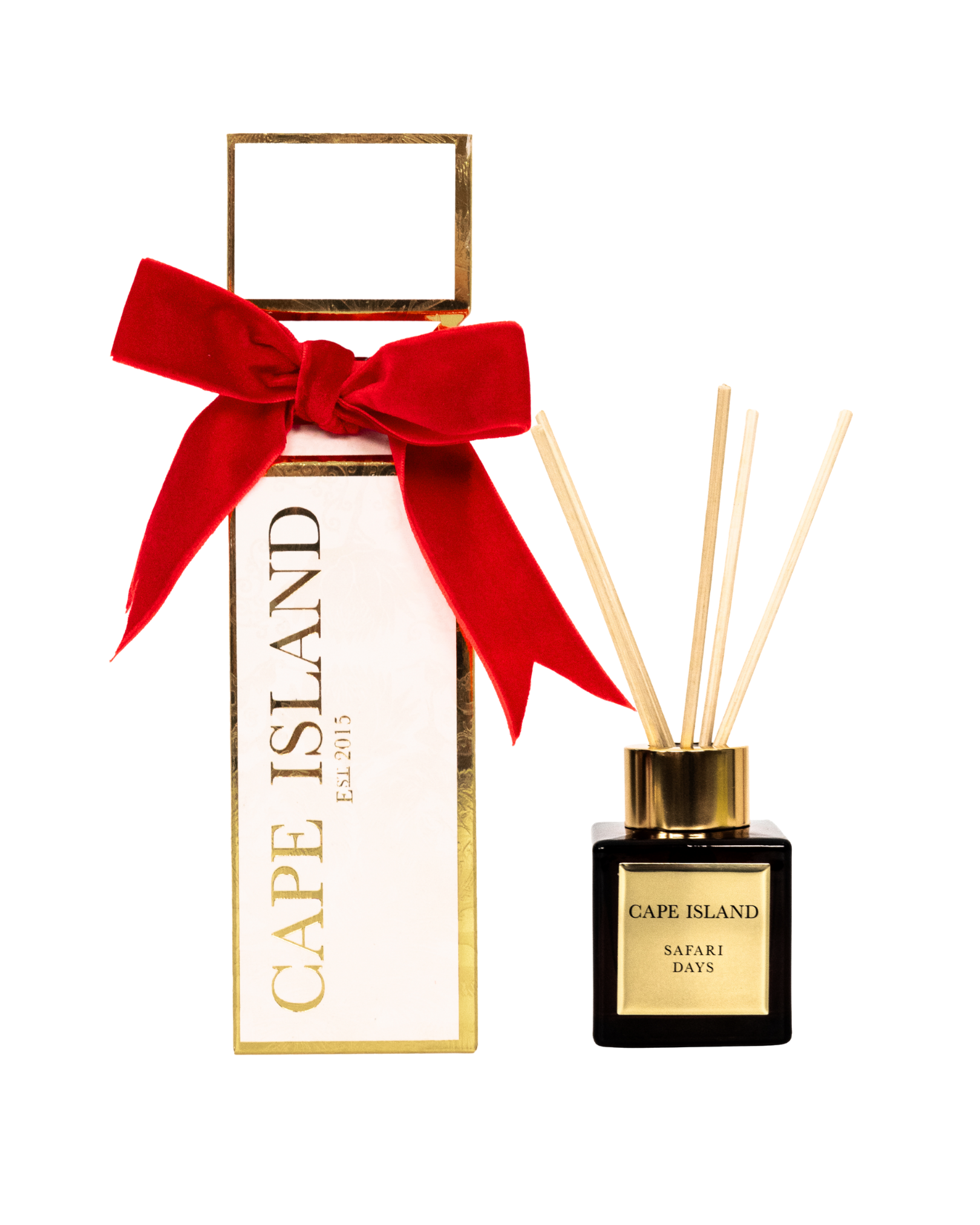 White Cracker with mini diffuser-50ml - Set of 4