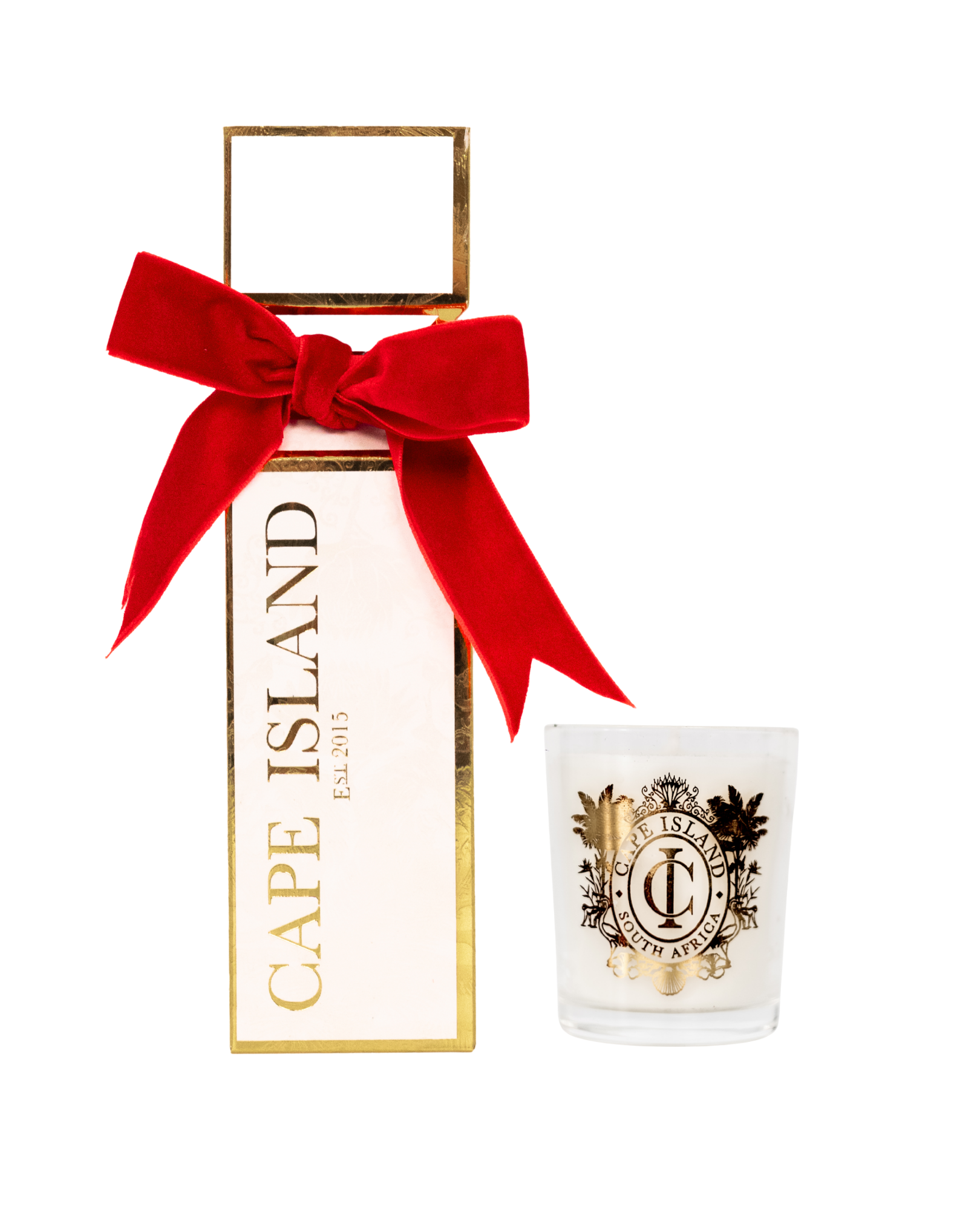 White Cracker with mini candle	100ml- Set of 4