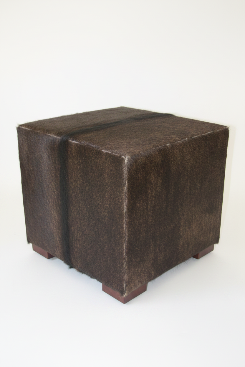 Wildebeest Cube Ottoman