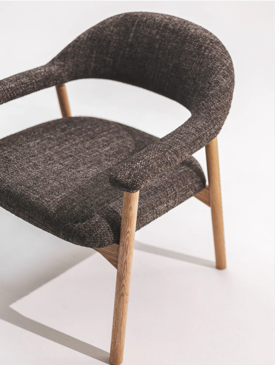 Adele Occasional Oak Chair - Sikara Espresso