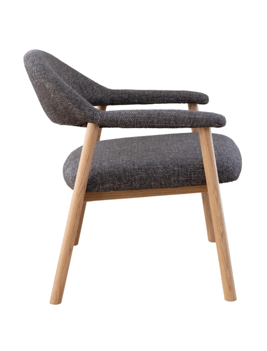 Adele Occasional Oak Chair - Sikara Espresso