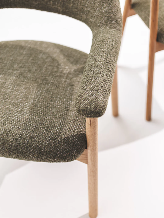 Adele Occasional Oak Chair - Sikara Matcha