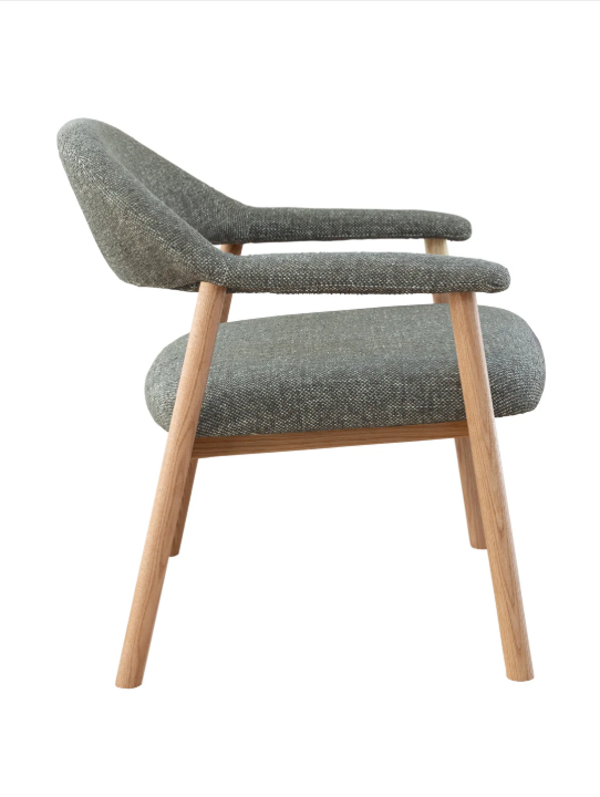 Adele Occasional Oak Chair - Sikara Matcha
