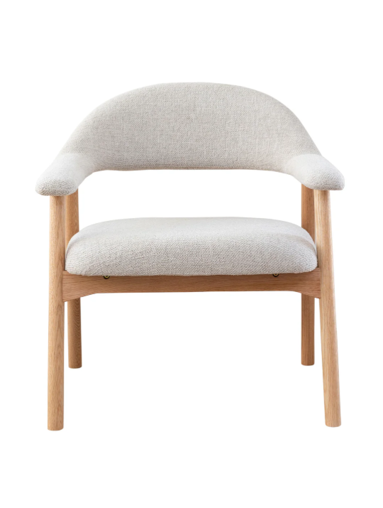 Adele Occasional Oak Chair - Sikara Natura