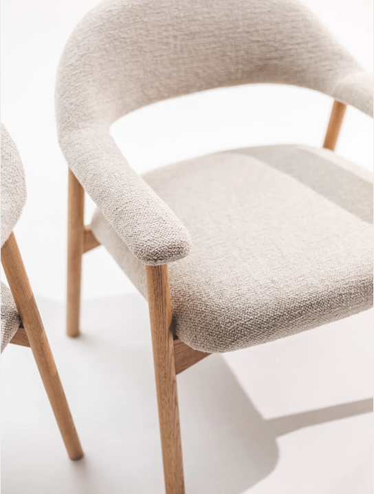 Adele Occasional Oak Chair - Sikara Natura