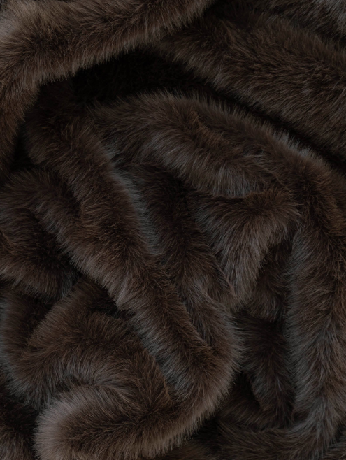 Bear Faux Fur in Chocolate