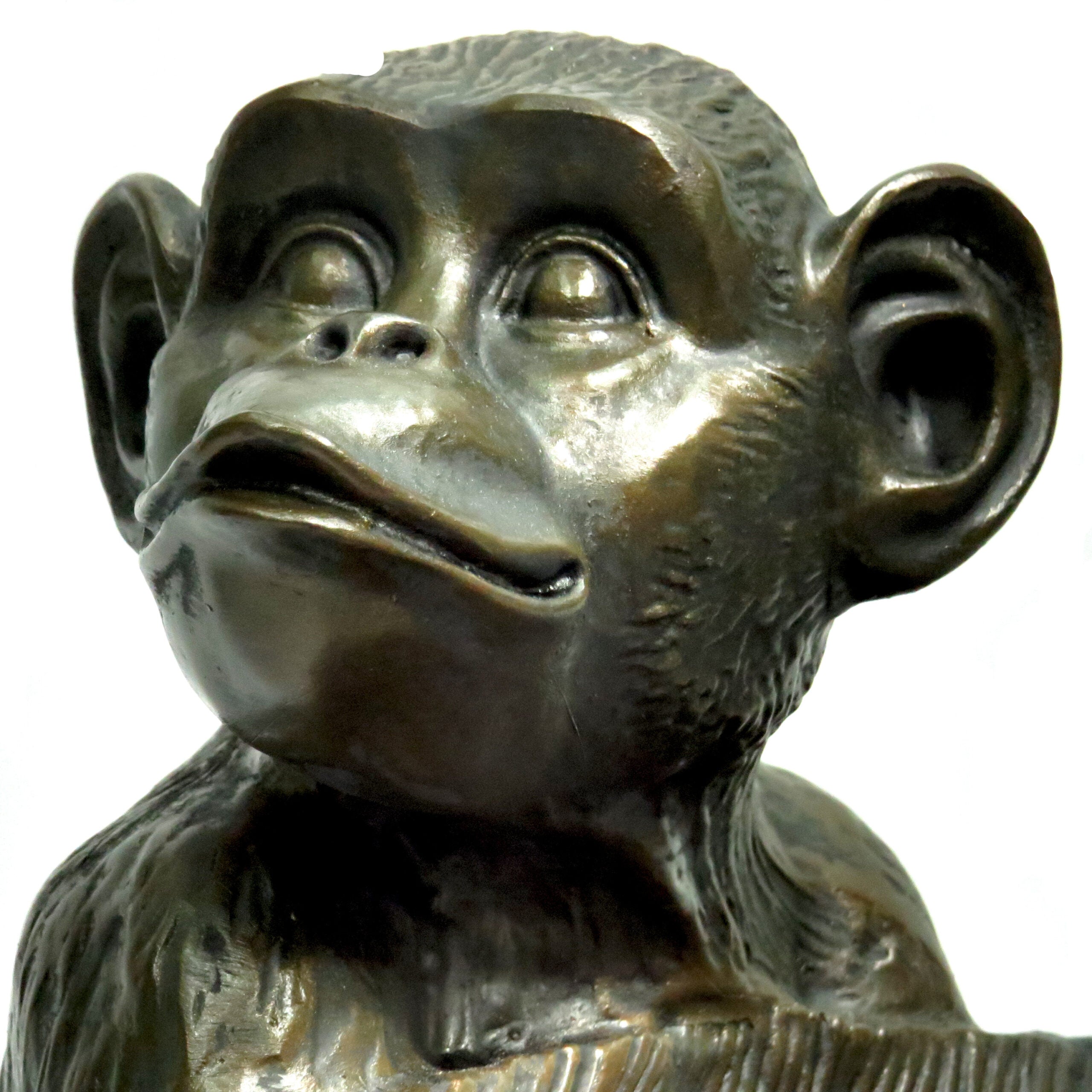 Monkey with Leaf Catch-all Tray