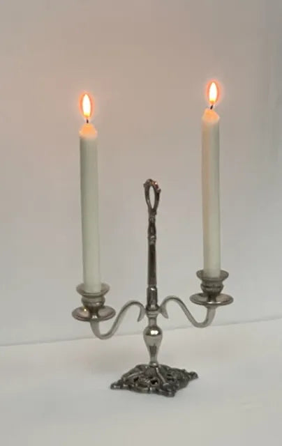 Candlestick 2 Arm Antique