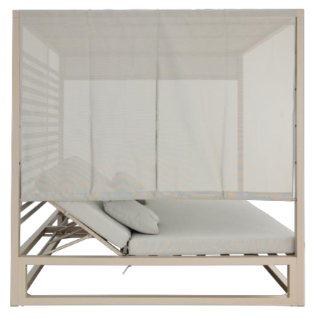 Palace Canopy Daybed in Safari