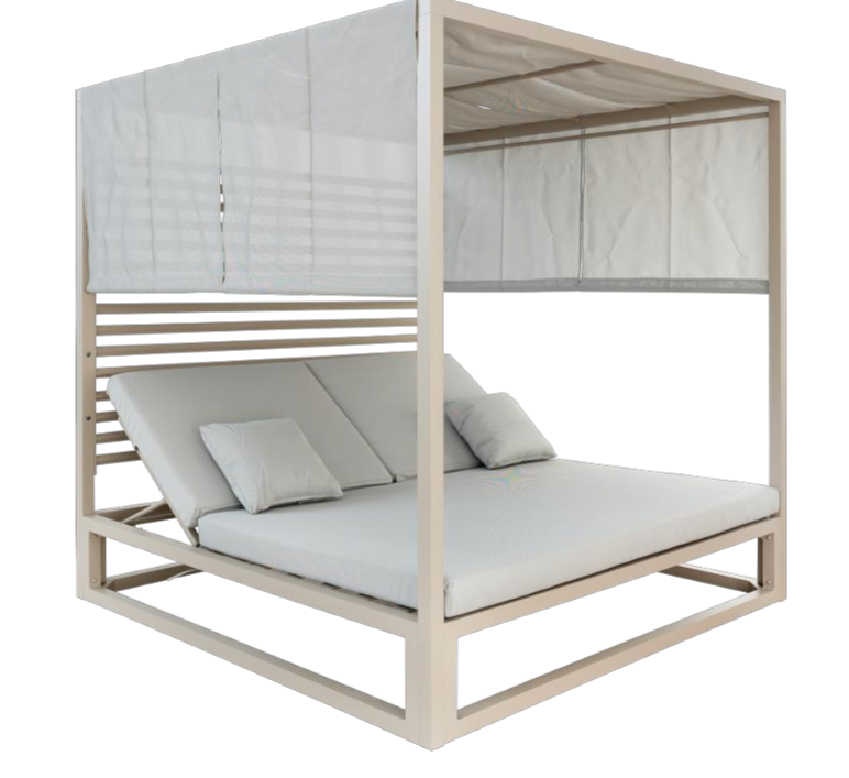 Palace Canopy Daybed in Safari