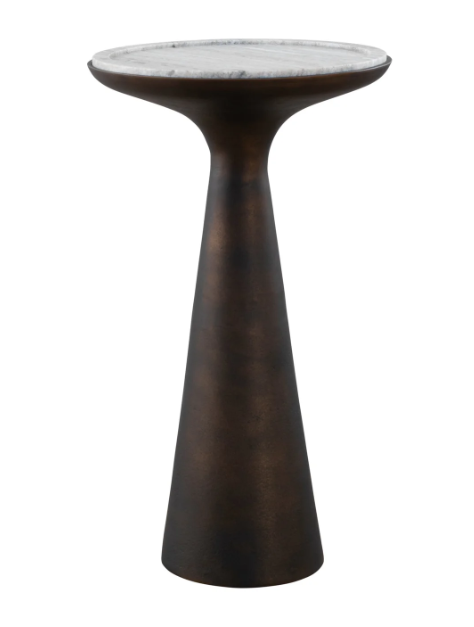 Corsica Side Table in Bronze Age - Tall