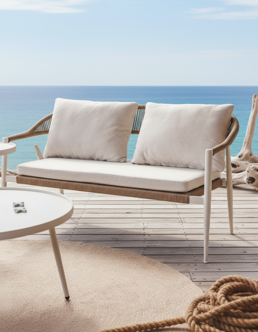 Zion Sofa Set - Shell