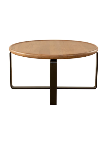 Crest Coffee Table | Nutmeg Finish | 80cm Diameter