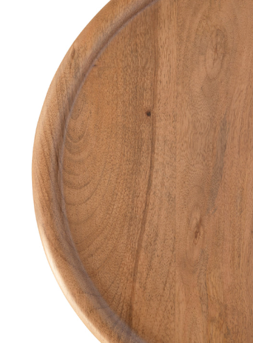 Crest Coffee Table | Nutmeg Finish | 80cm Diameter