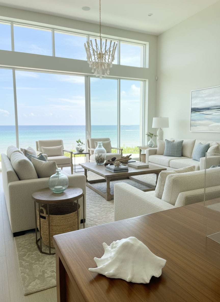 Shell Ceramic Objet - White