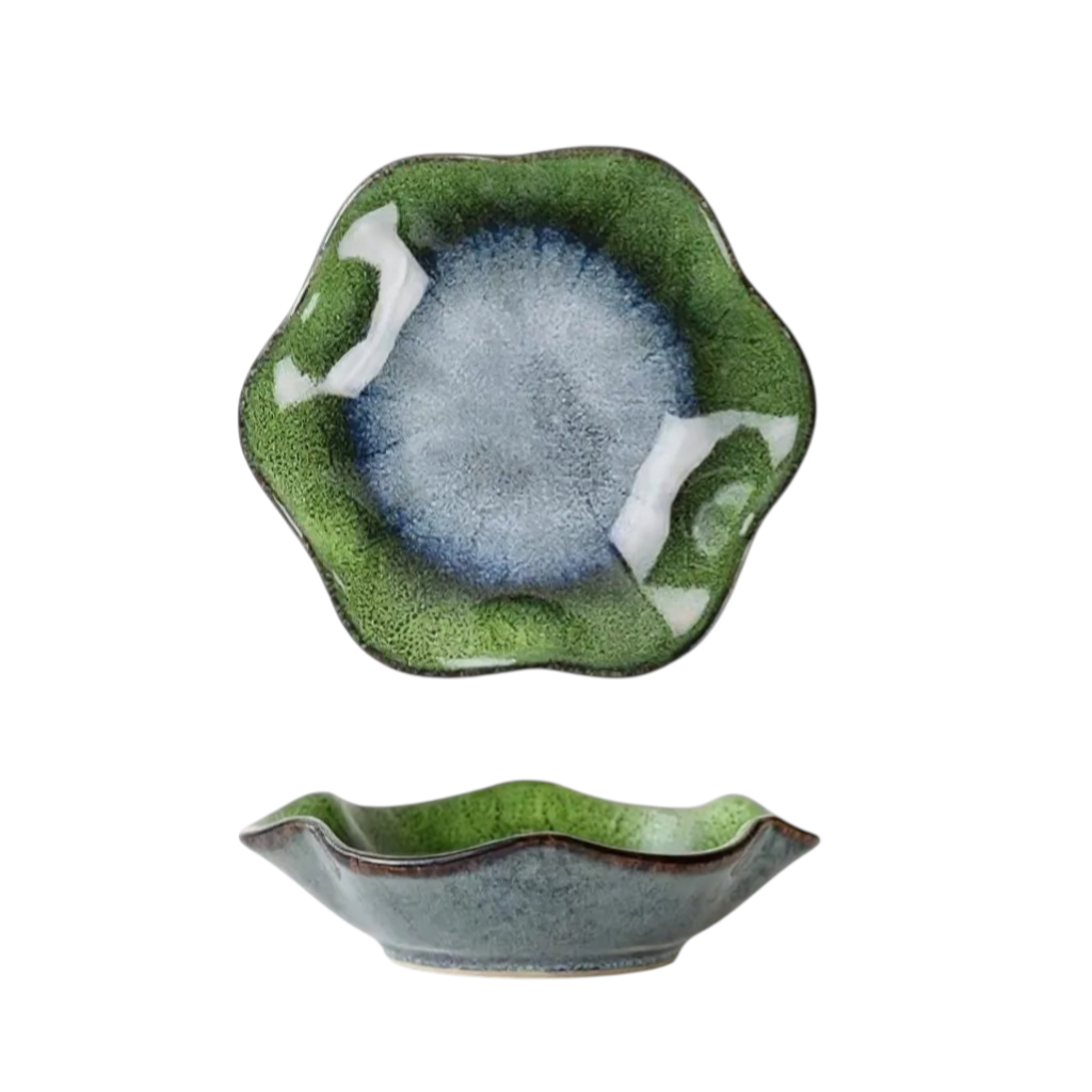 Japanese Lily Dipping Dishes 4 piece set - Option 1