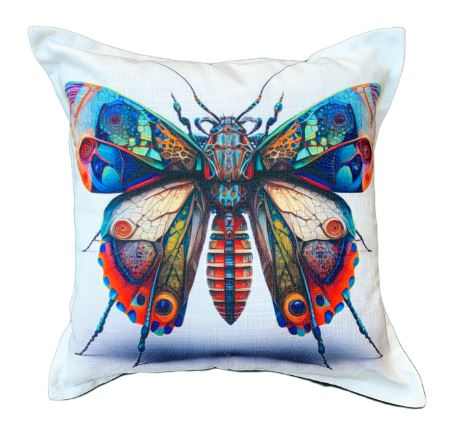 Fire Butterfly Scatter Cushion
