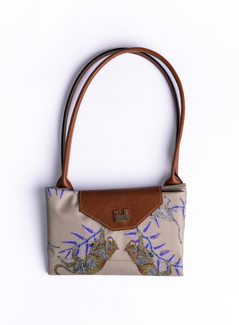 Foldable Safari Tote -Sahara Sand