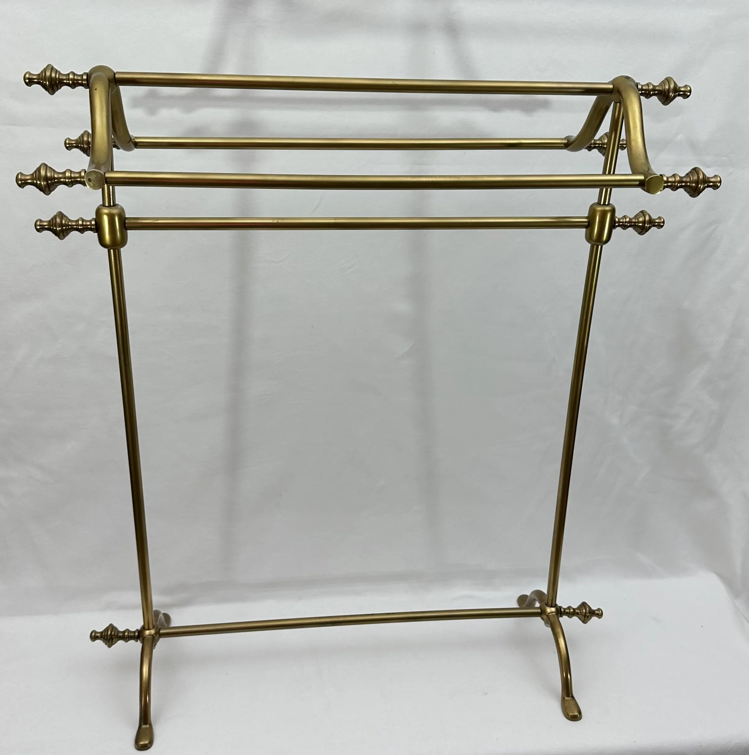 Vintage free standing towel rail sale