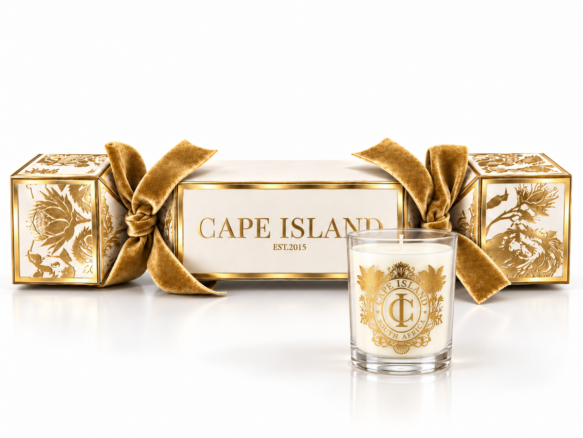 Gold Cracker Mini Candle - Set of 4