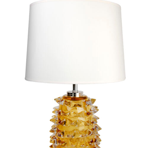 Glacier Amber Lamp