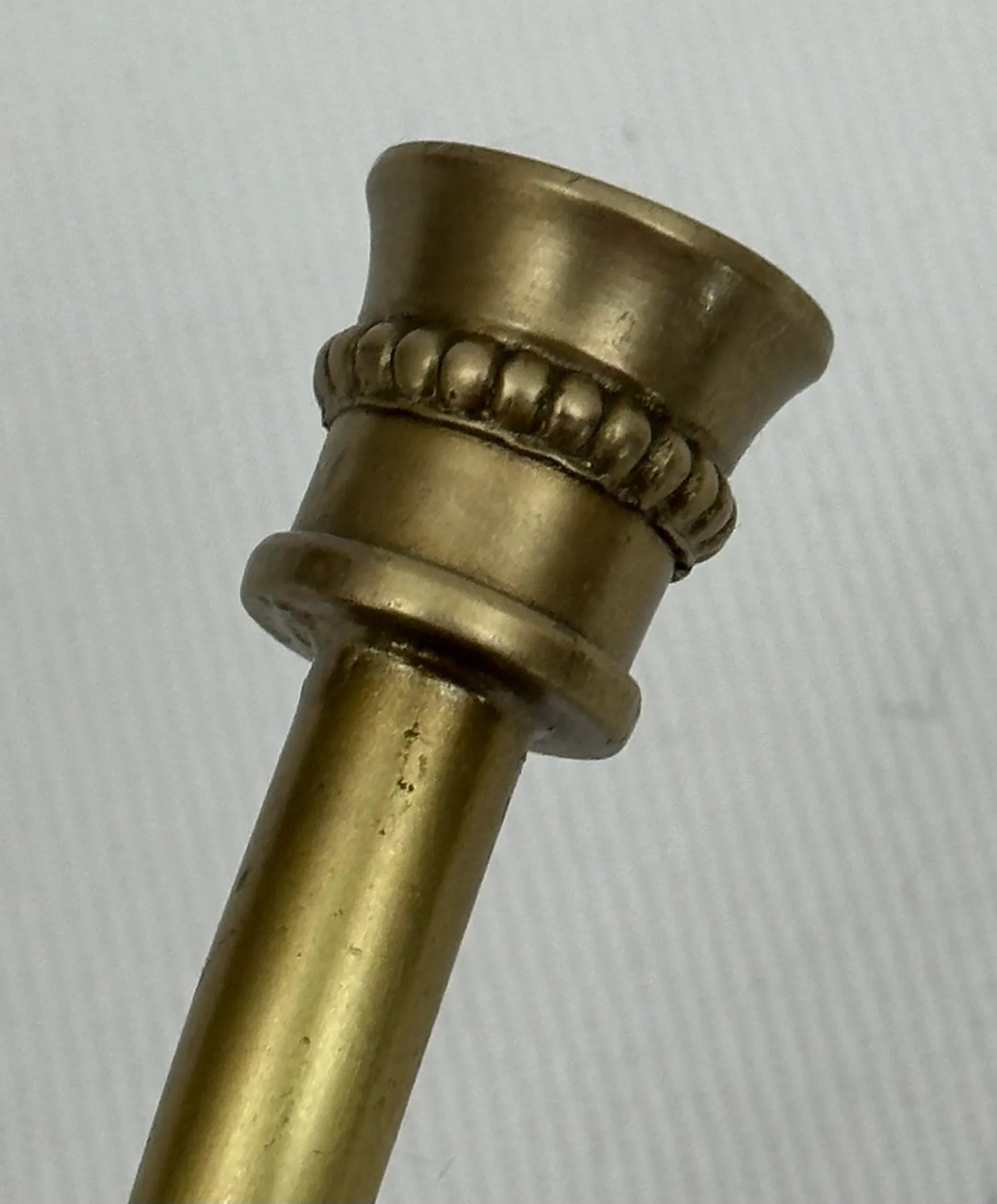 Antique Brass Oval Beaded Hook