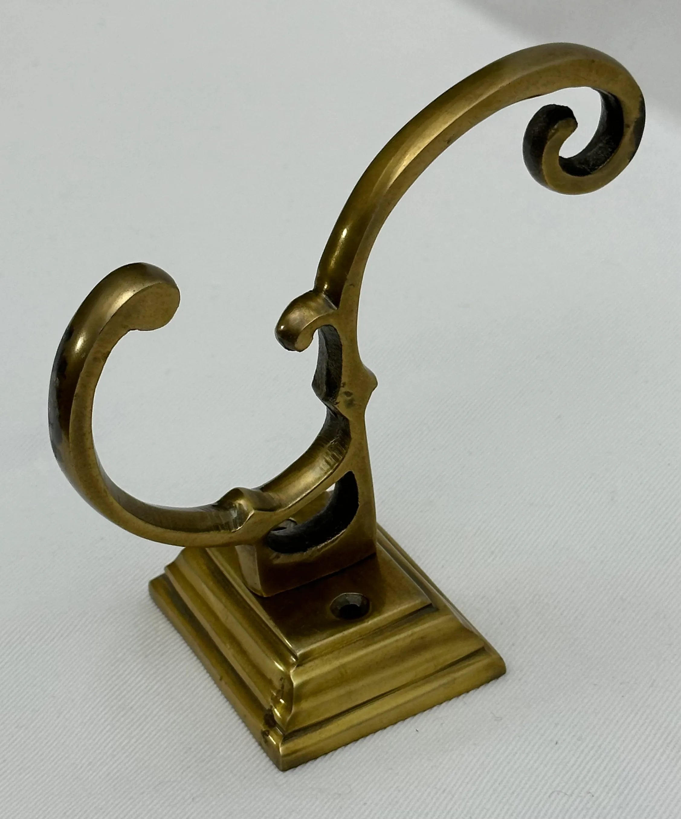 Antique Brass Square Robe Hook