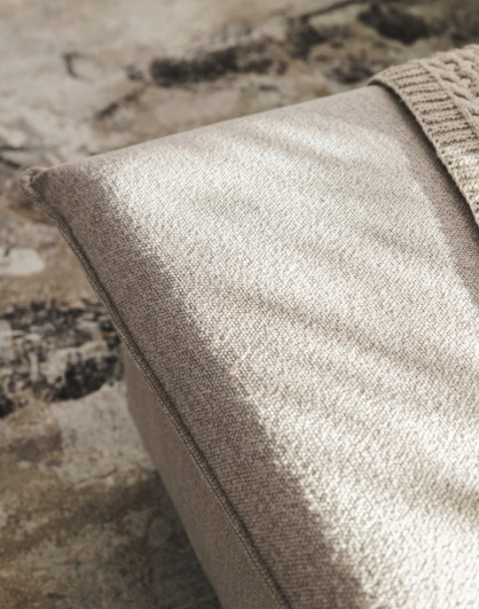New Horizons Sofa Right Chaise in Hogan Stone