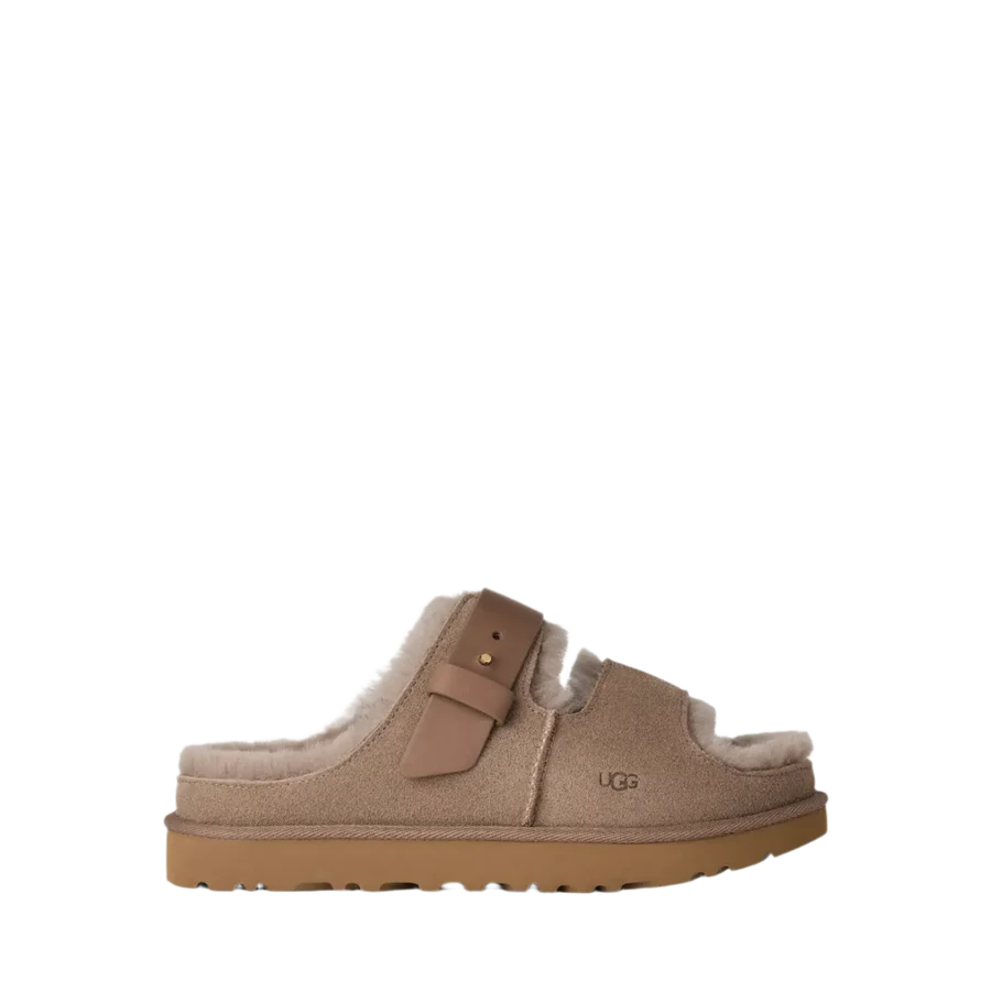 UGG GREENPORT STRAP SLIDE -  Caribou