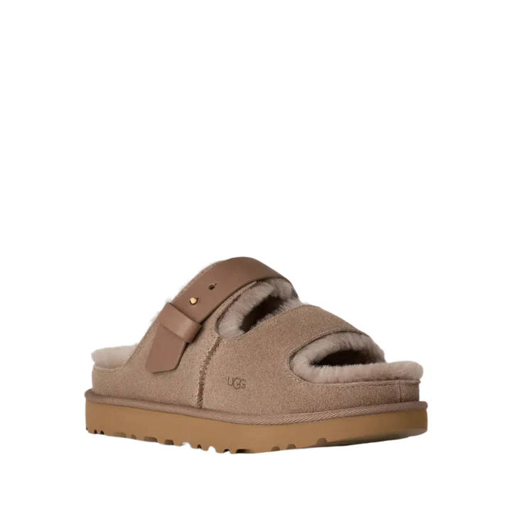 UGG GREENPORT STRAP SLIDE -  Caribou