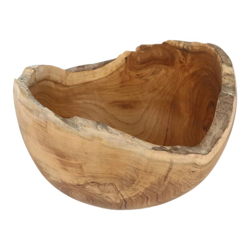 TEAK DRINKING BOWL - SMALL