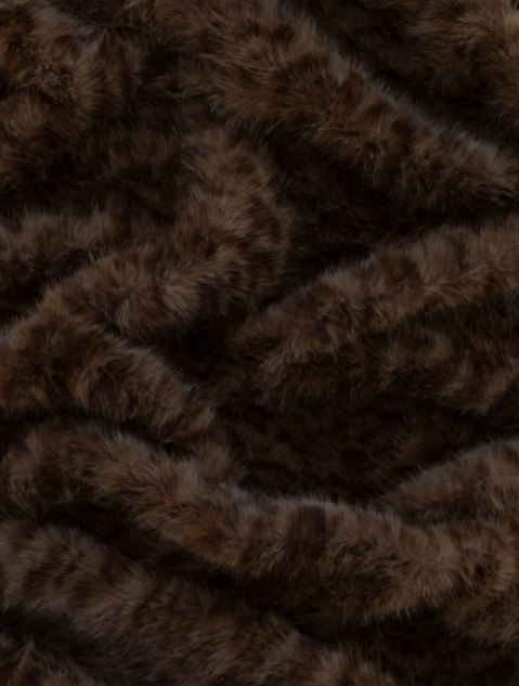 Leopard Faux Fur in Mocha