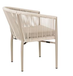 Marbella Outdoor Dining Chair in Corfu Dune