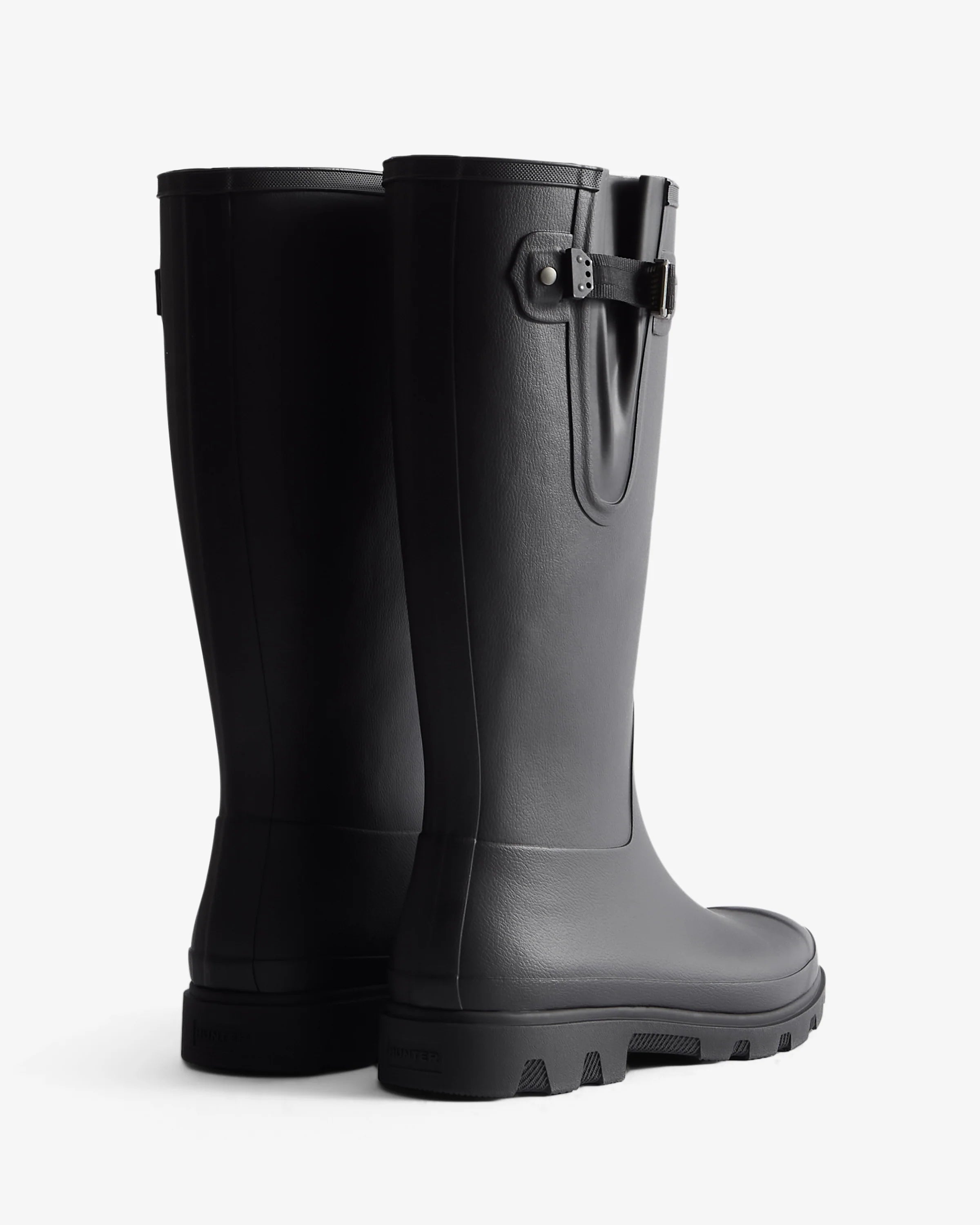 Men's Downpour Field Adjustable Tall Wellington Boot - Black