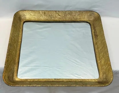 Antique Brass Treasure Mirror