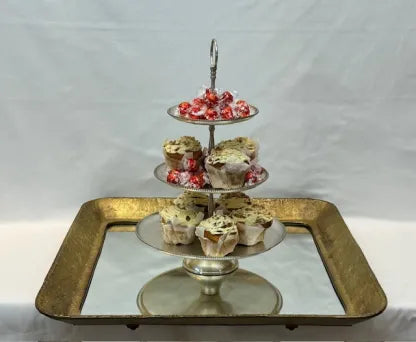 Antique Brass Treasure Mirror