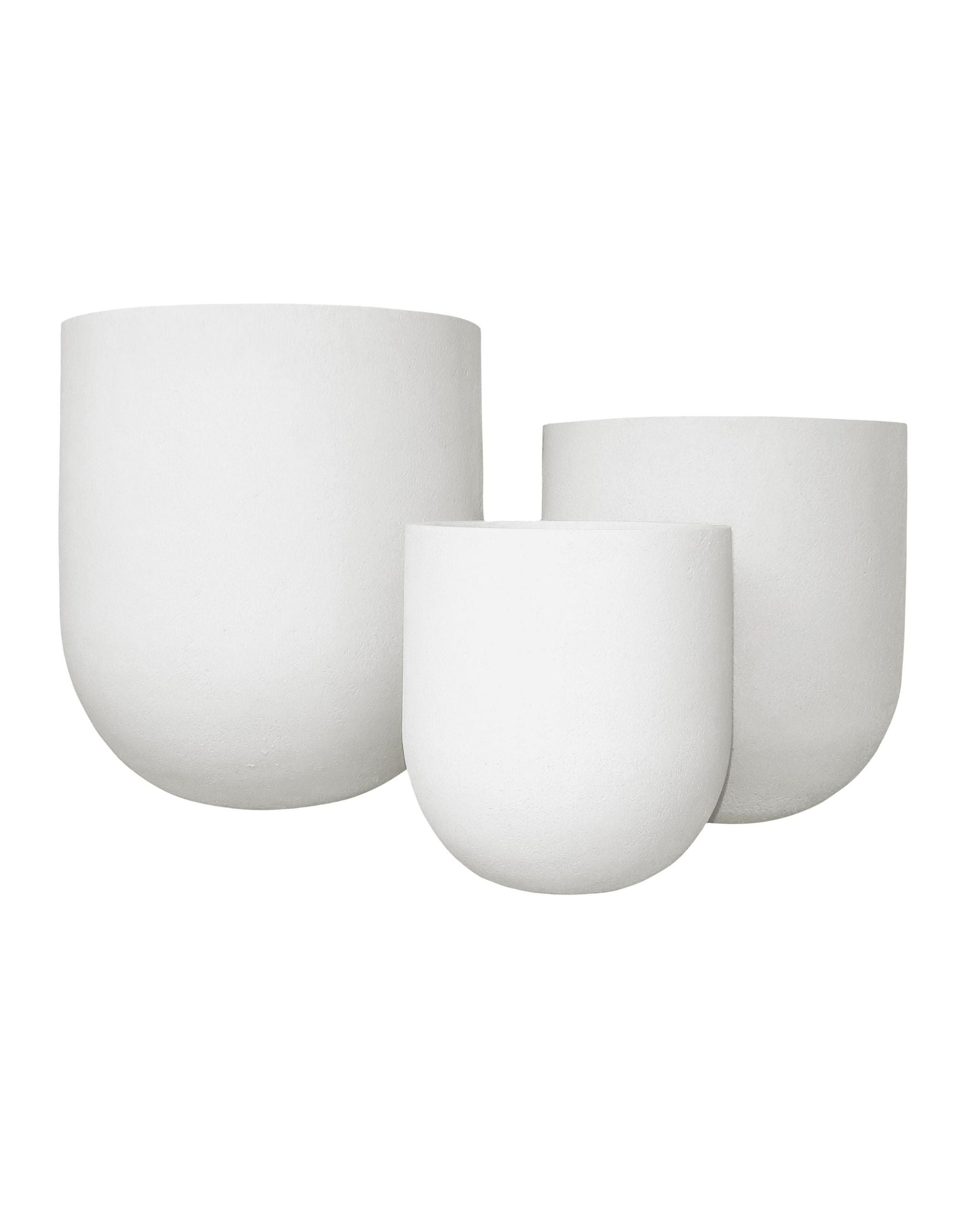 Rustic Cask Set of 3 Outdoor Planters