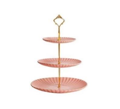 3 Tier Pink Cake Stand