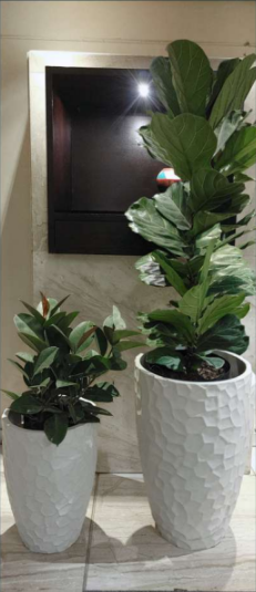 Prisma Set of 3 Outdoor Planters