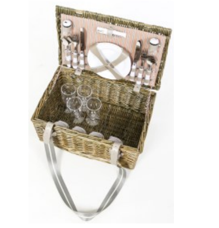 Quartet Picnic Basket for 4 people