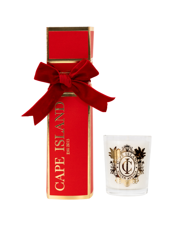 Red Cracker Mini Candle - Set of 4