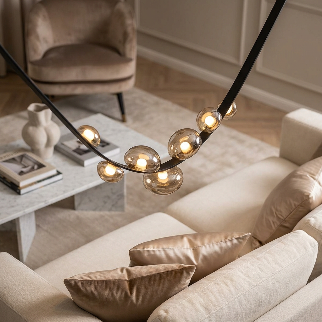 LED Leather Belt Pendant