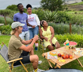 Beechwood Foldable Picnic Table in a Bag