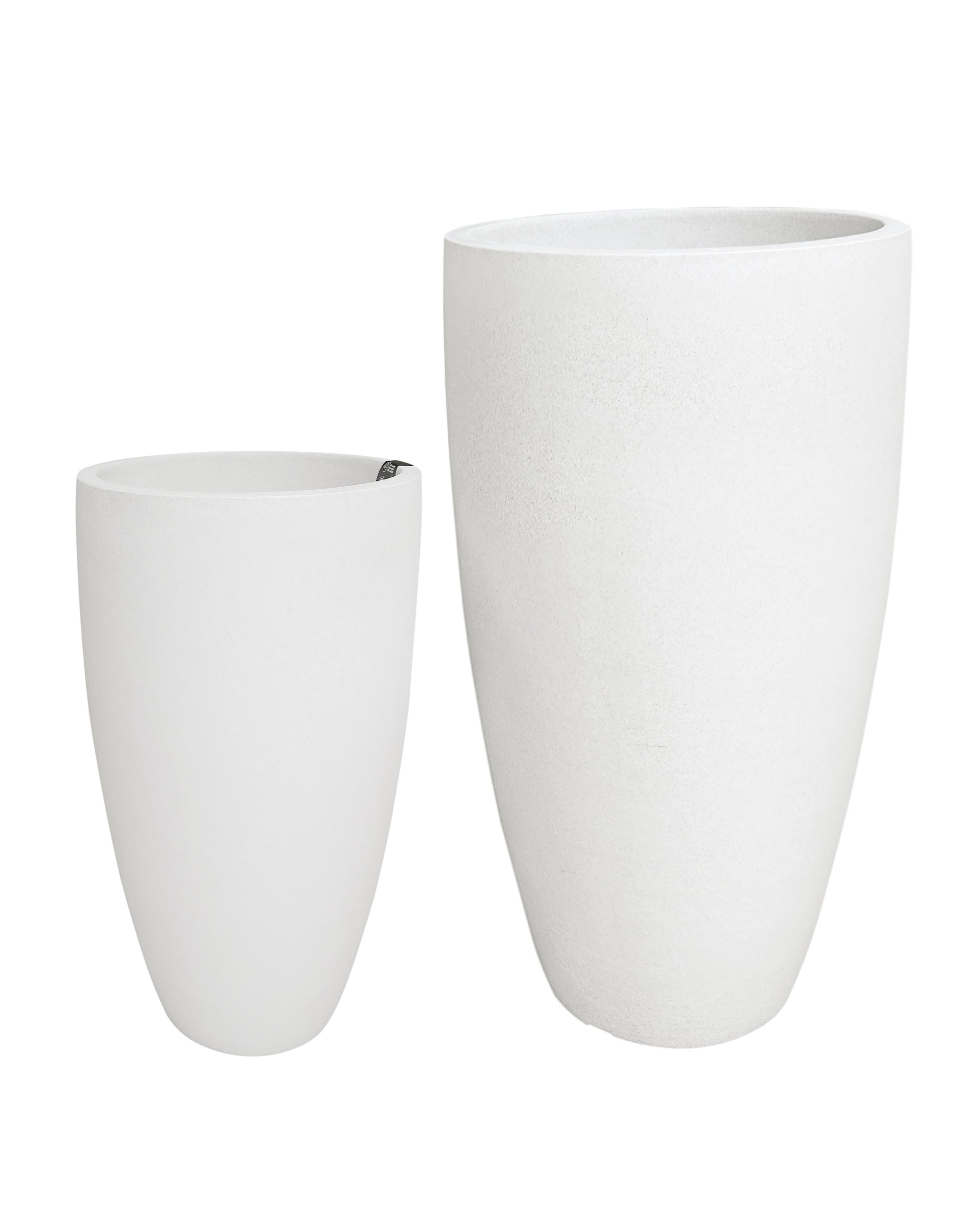 Conic Slim Set of 2 Outdoor Planters