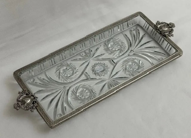 Tray Cut Glass Royal