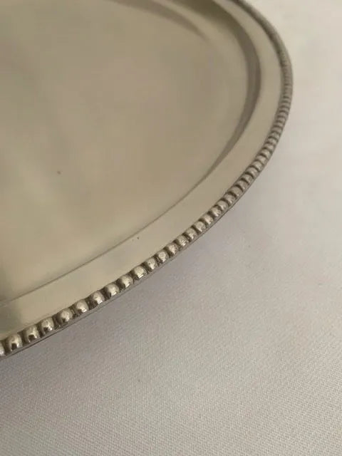 TRAY SERVING BEADED XL
