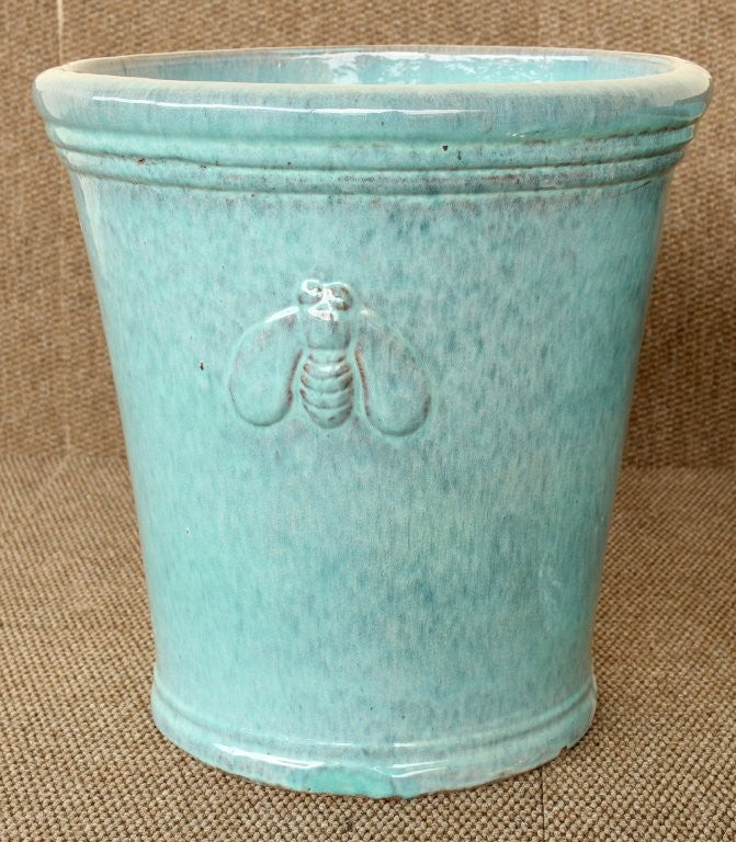 TURQUOISE BEE POT
